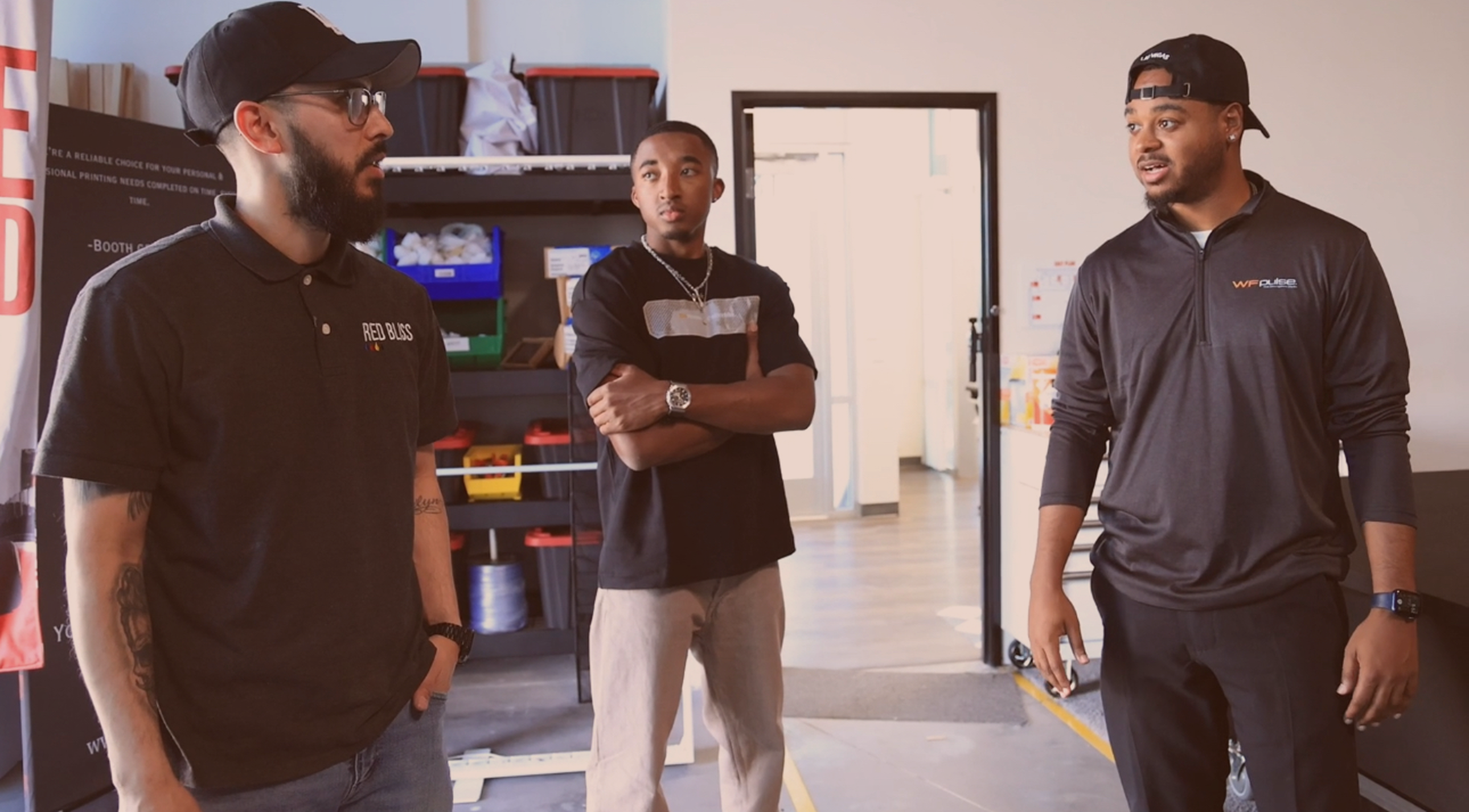 WFpulse team on-site with a client